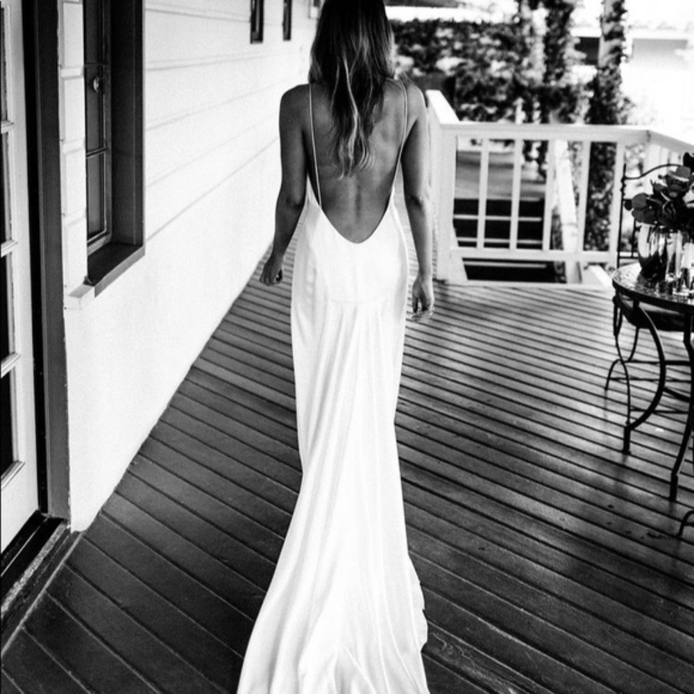 Crepe Wedding Dress